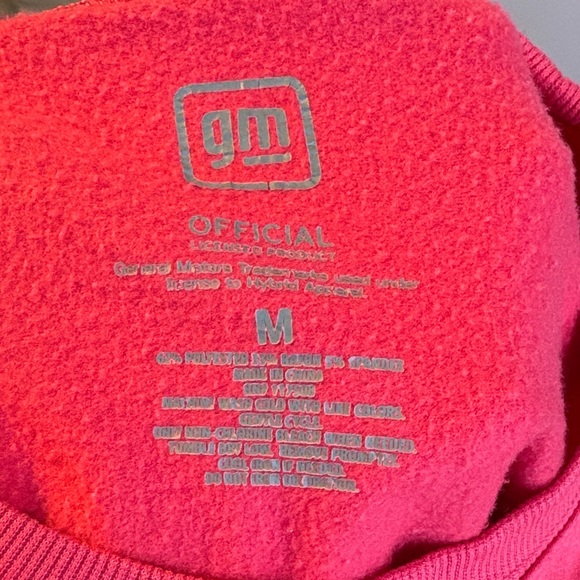 GM General Motors Chevrolet Camaro American Classic Car Red Sweatshirt size M - Picture 4 of 12